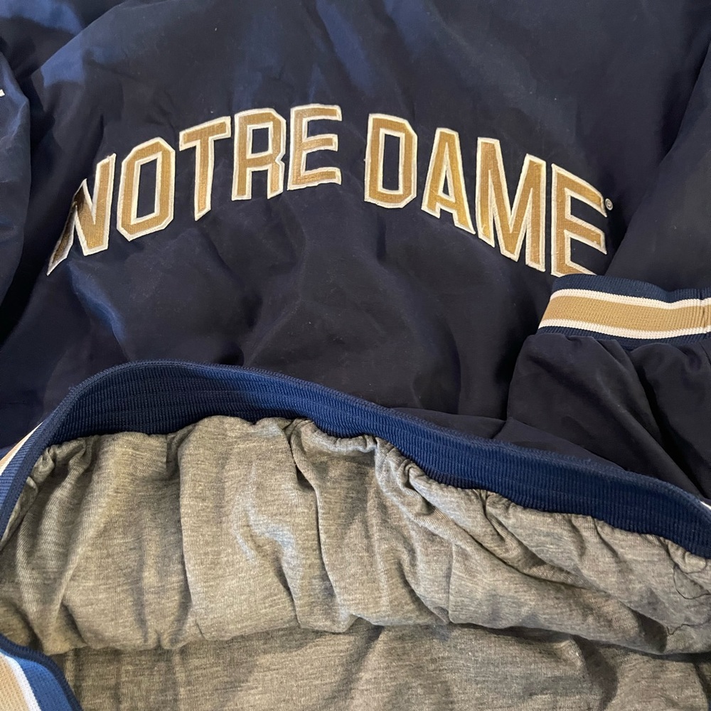 VINTAGE reebok notre dame pullover - Picture 3 of 3